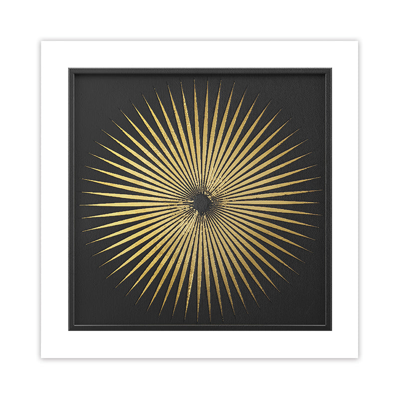 Abstract tree round decoration poster