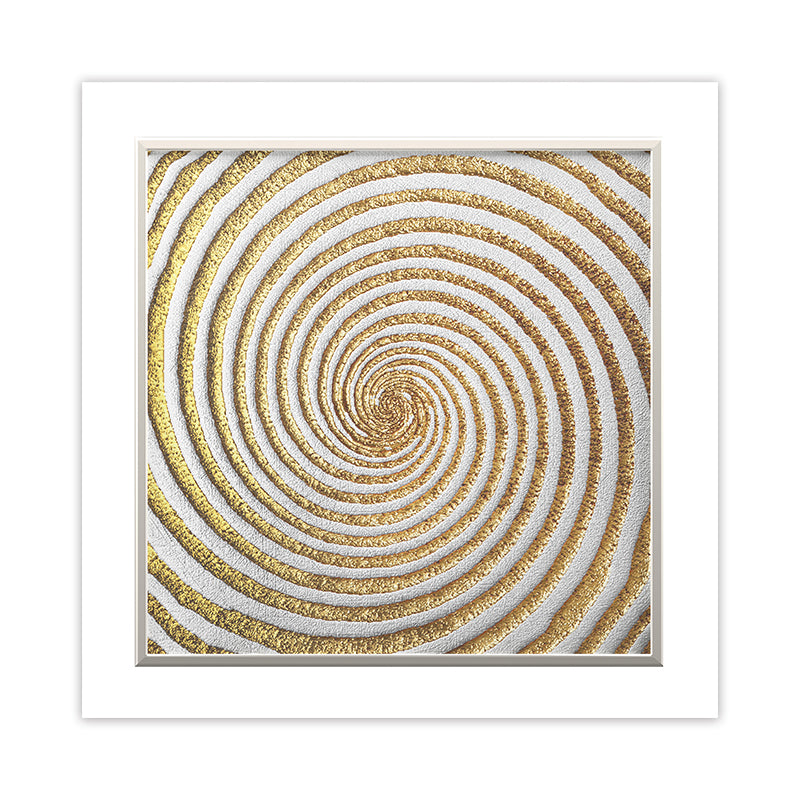 Abstract tree round decoration poster