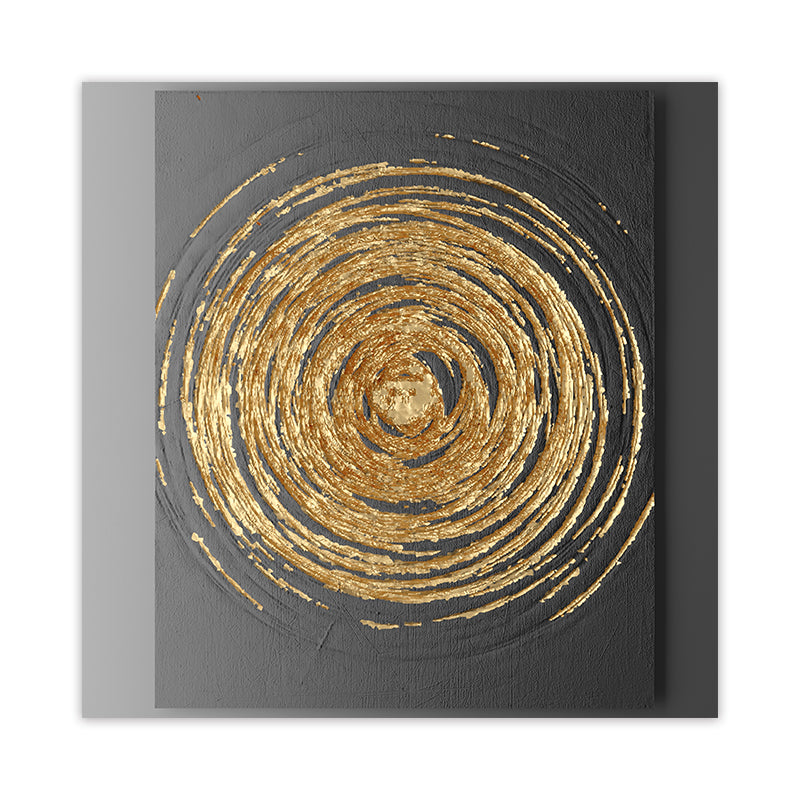 Abstract tree round decoration poster