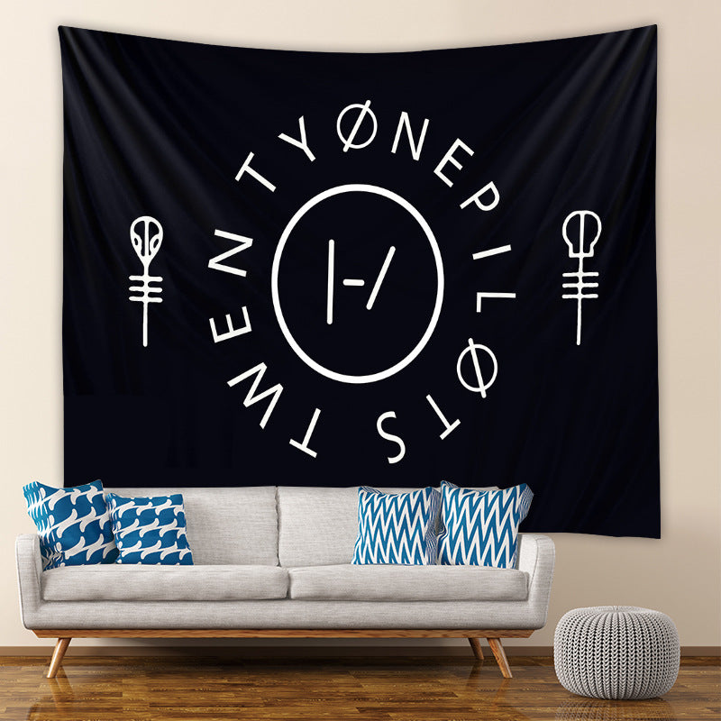 Art Bedside Bedroom Wall Decoration Partition Curtain