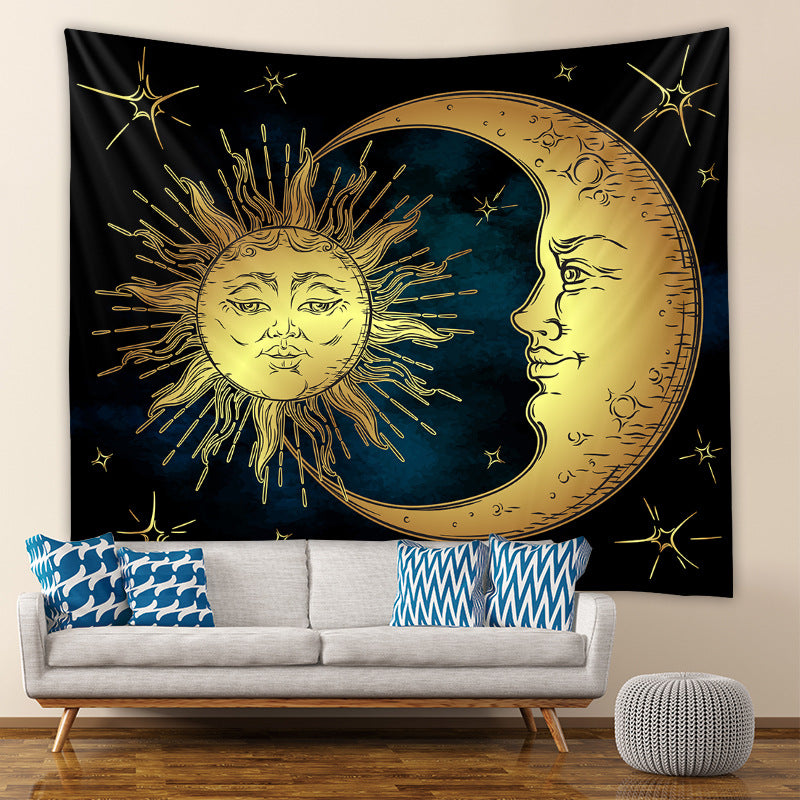 Art Bedside Bedroom Wall Decoration Partition Curtain